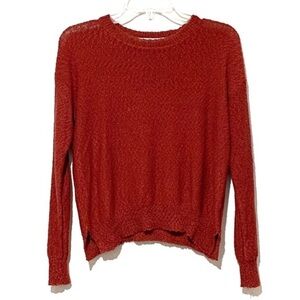 Copper Key red crew neck lightweight sweater
